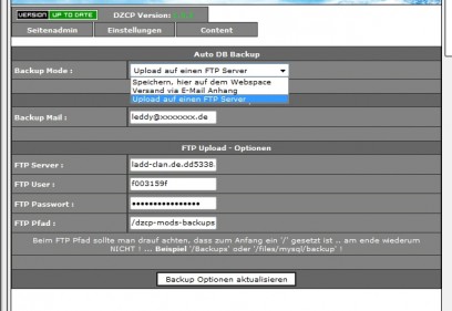Auto DB Backup - OHNE Cronjob